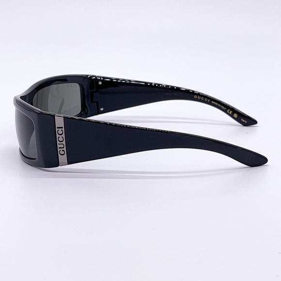 NEW GUCCI GG1492S BLACK UNISEX SHIELD SUNGLASSES GUCCI - Picture 8 of 14